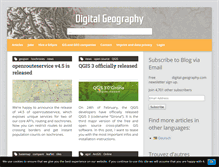 Tablet Screenshot of digital-geography.com